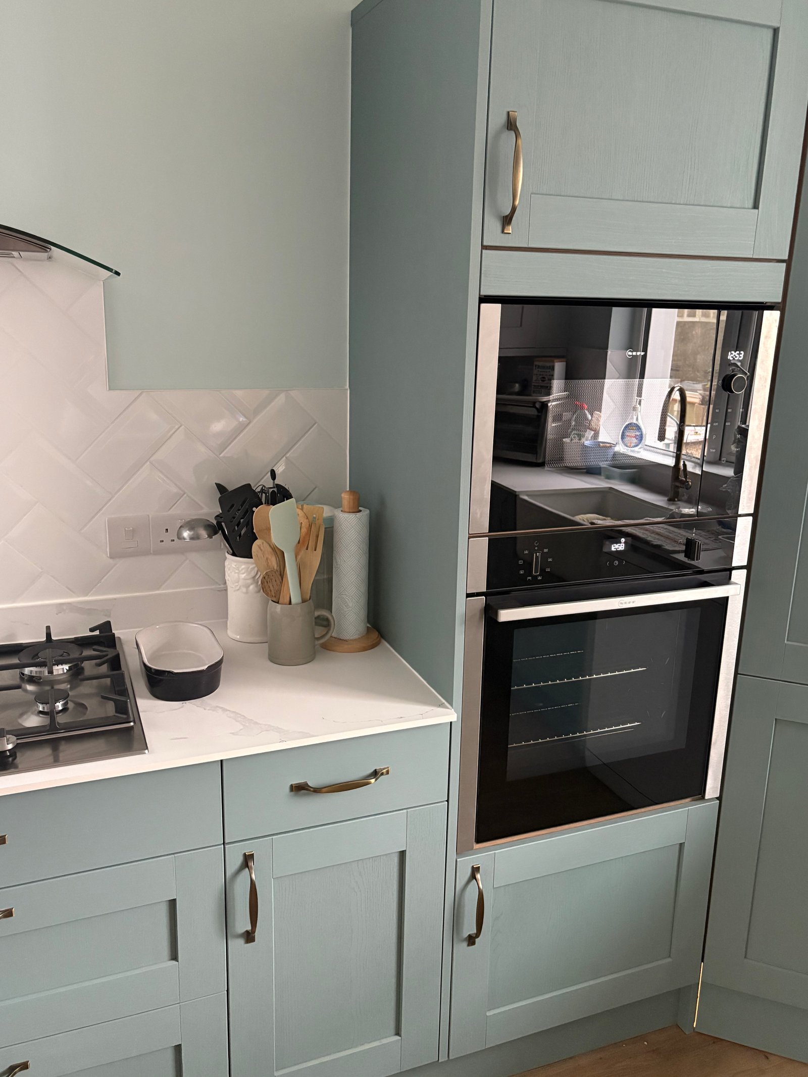 Oven and microwave housing